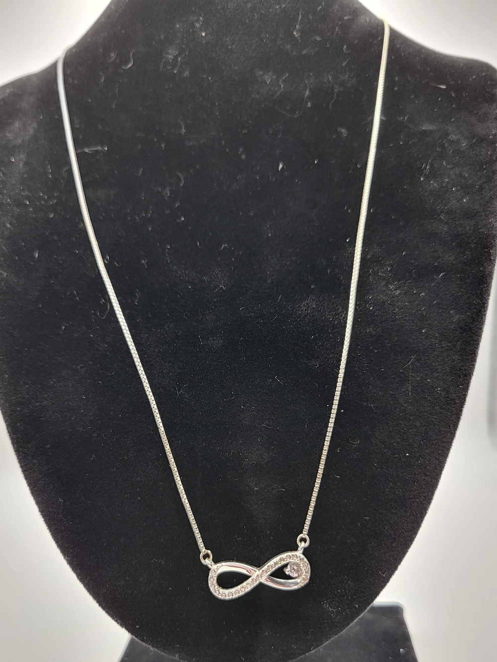 Silver Infinity Pendant Necklace - Women Jewelry